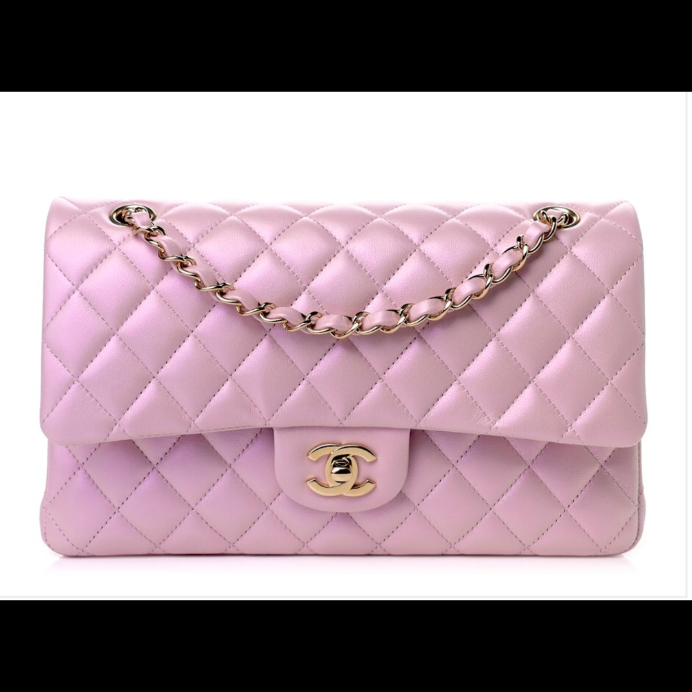Rose pink Chanel bag
